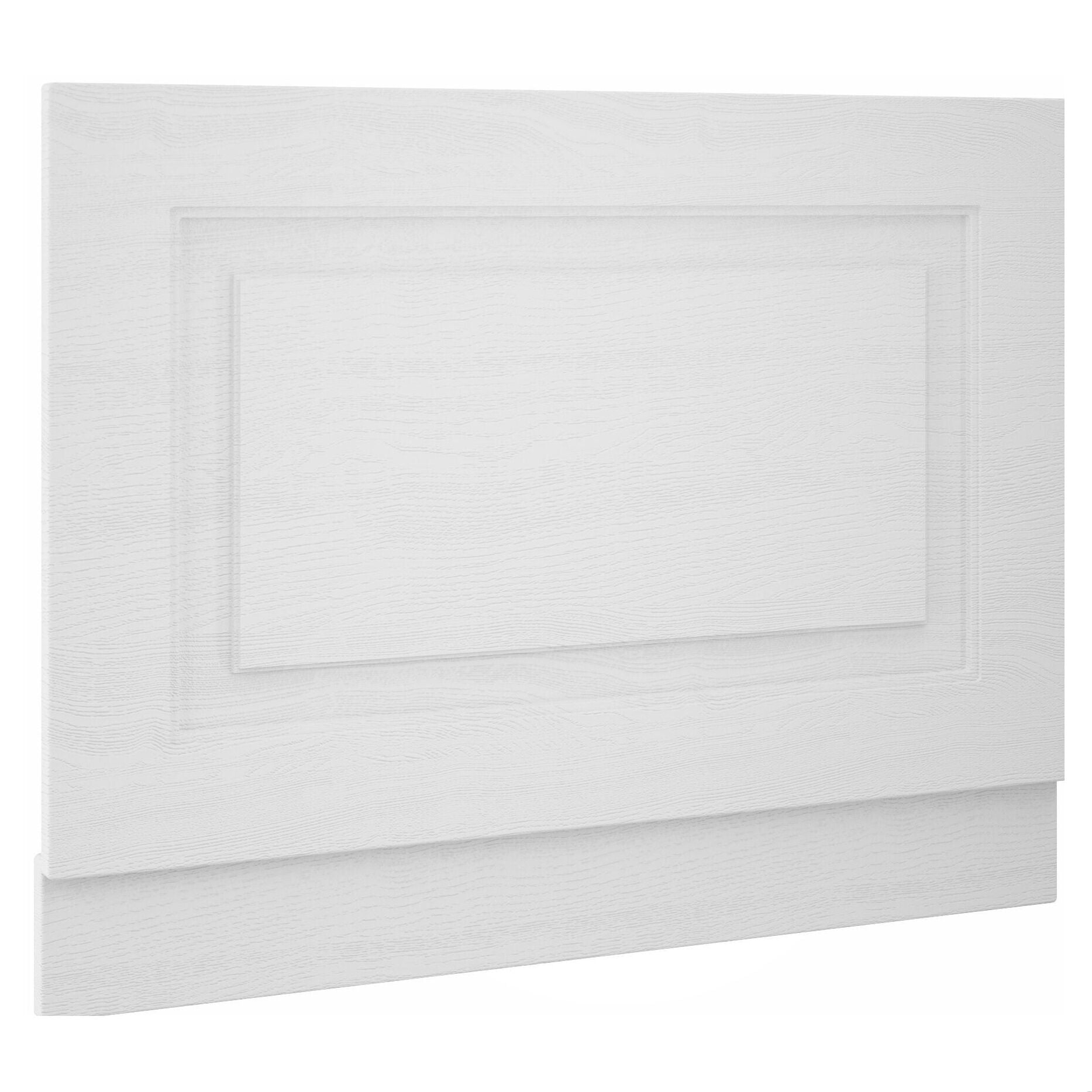 [BFBY113P] 800mm Bath End Panel WGWHT - Cutout