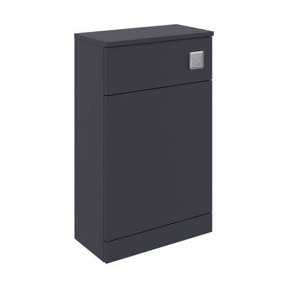 [BFC104BK] Balterley Square Floor Standing WC Back to Wall Toilet Unit, 500mm, Dark Grey - Cutout