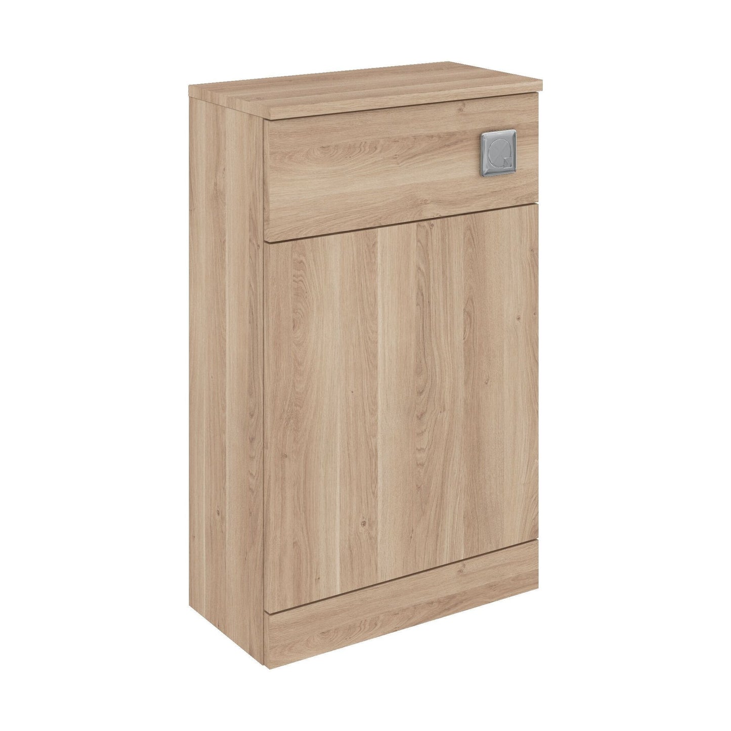 [BFC105OK] Balterley Square Floor Standing WC Back to Wall Toilet Unit, 600mm, Light Oak - Cutout