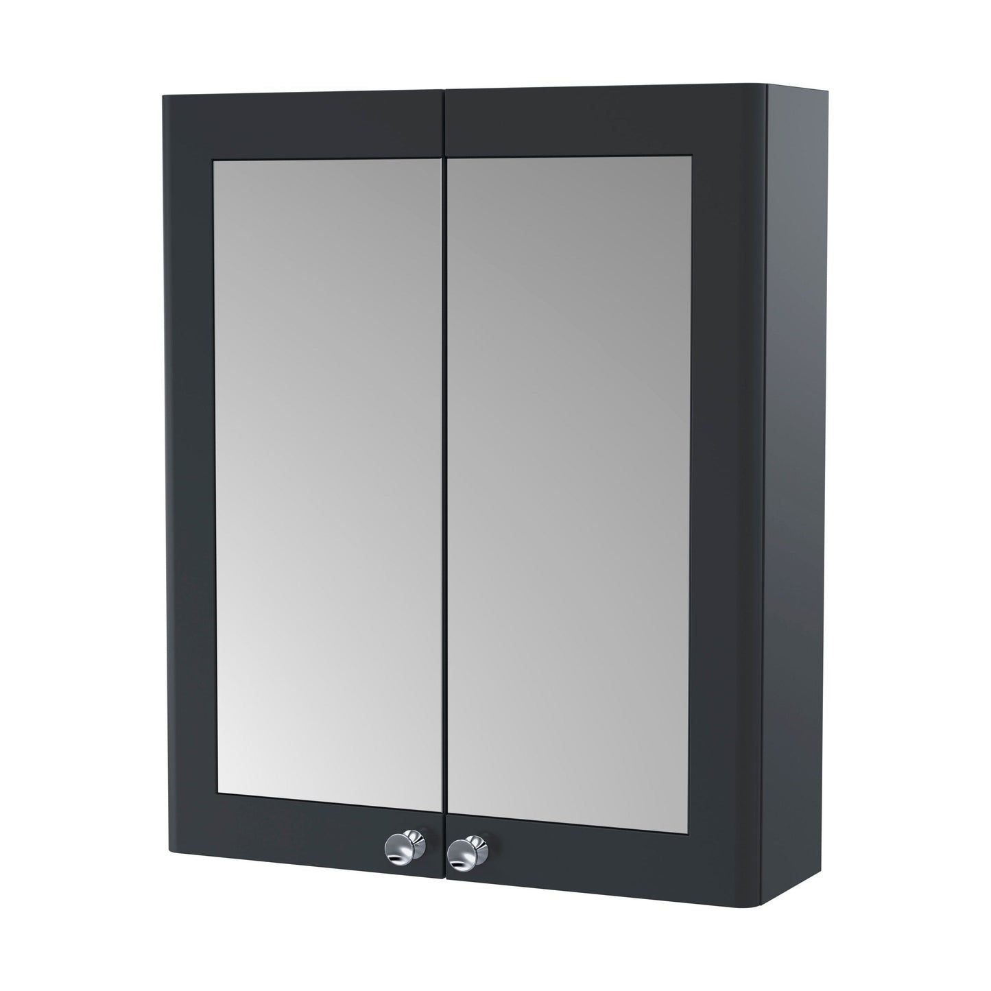 [BFCL1417] Swynnerton Traditional Wall Hung 2 Soft Close Door Mirror Cabinet, 600mm - Choice of Colour - Cutout