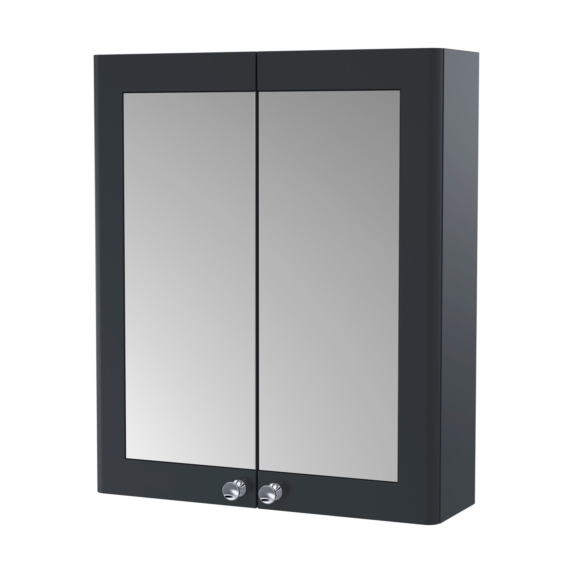 [BFCL1417] Swynnerton Traditional Wall Hung 2 Soft Close Door Mirror Cabinet, 600mm - Choice of Colour - Cutout
