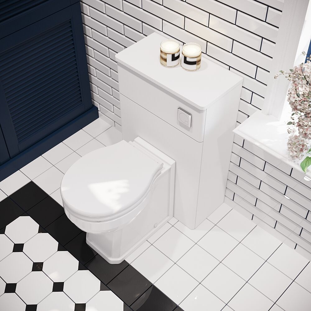 [BFCL141] Swynnerton Traditional Floor Standing WC Toilet Unit, 500mm, Choice of Colour - Lifestyle 2