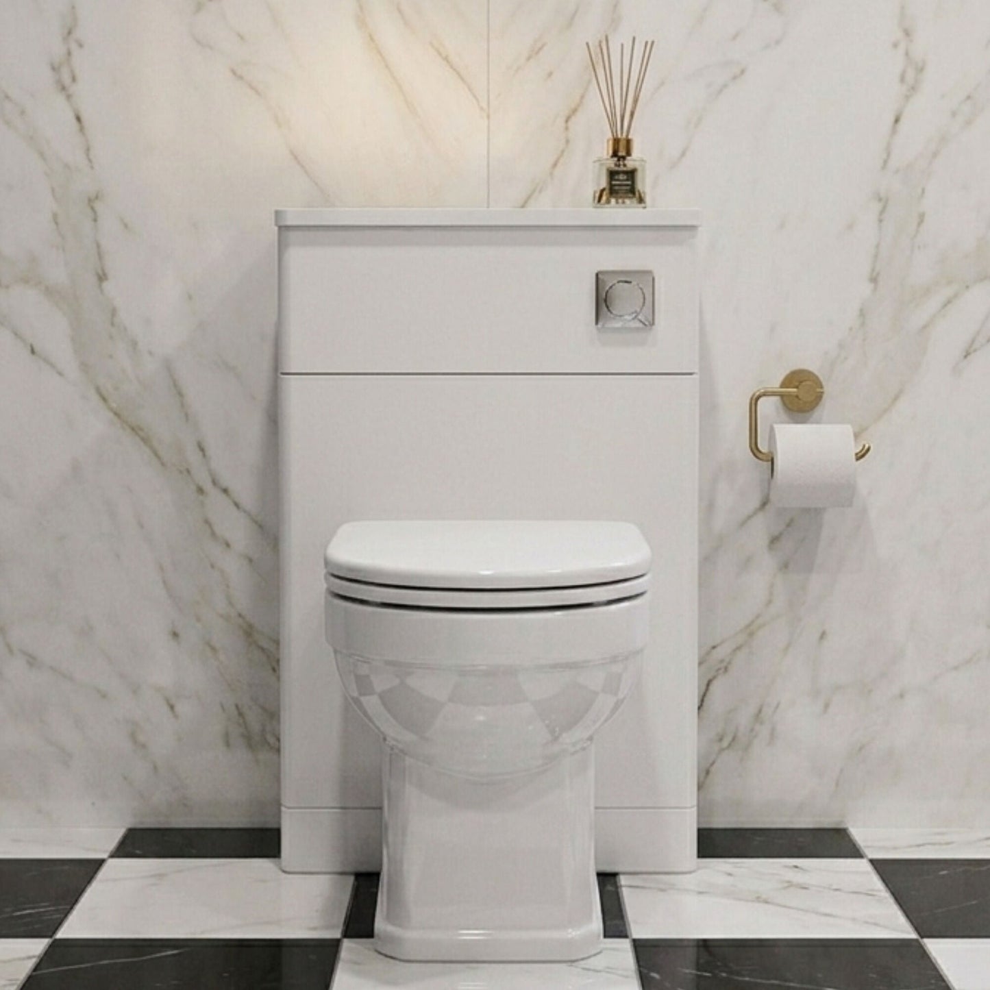 [BFCL141] Swynnerton Traditional Floor Standing WC Toilet Unit, 500mm, Choice of Colour - Silo