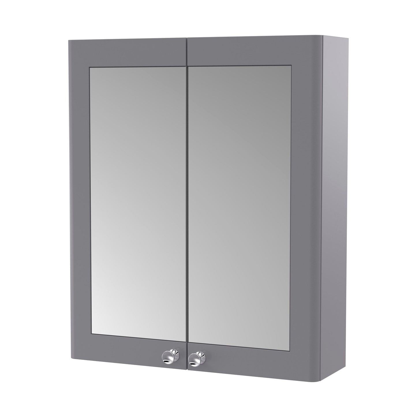 [BFCL217] Swynnerton Traditional Wall Hung 2 Soft Close Door Mirror Cabinet, 600mm - Choice of Colour - Cutout