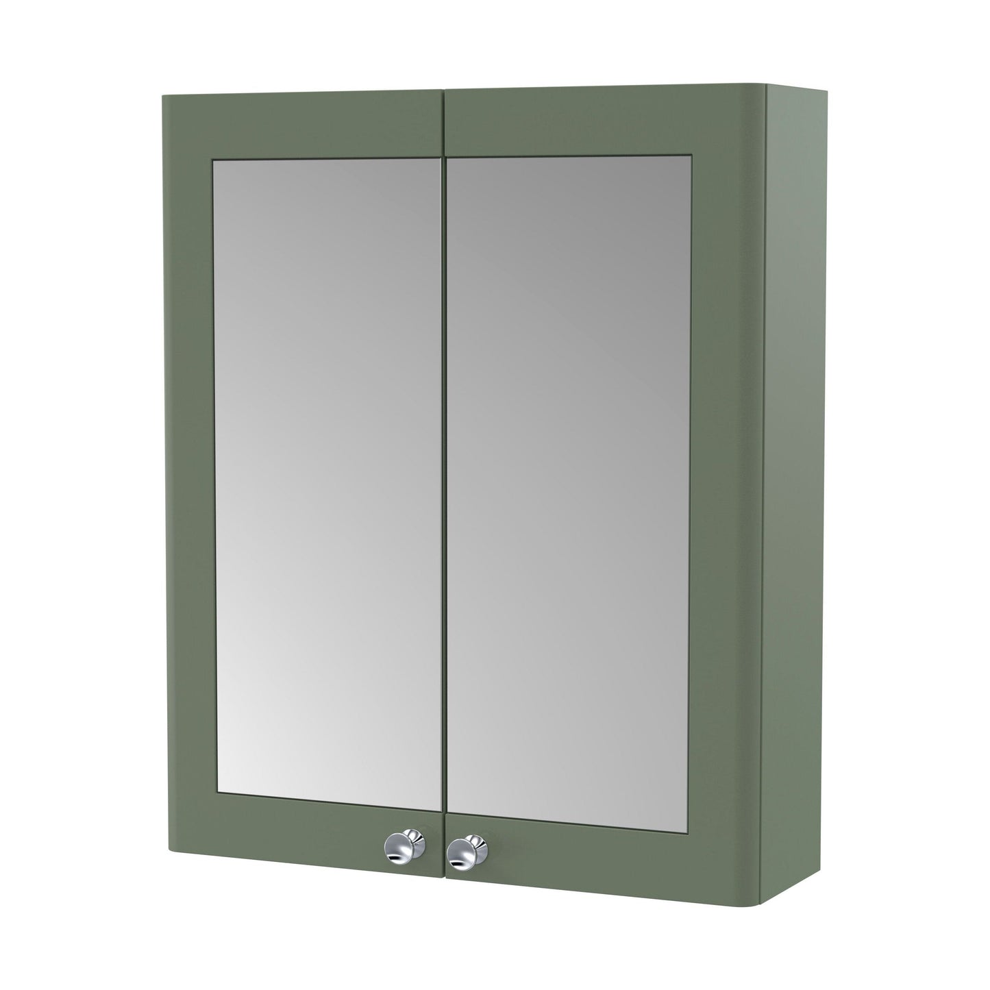 [BFCL817] Swynnerton Traditional Wall Hung 2 Soft Close Door Mirror Cabinet, 600mm - Choice of Colour - Cutout