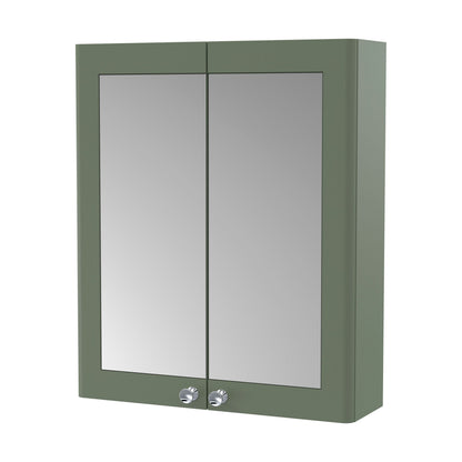 [BFCL817] Swynnerton Traditional Wall Hung 2 Soft Close Door Mirror Cabinet, 600mm - Choice of Colour - Cutout