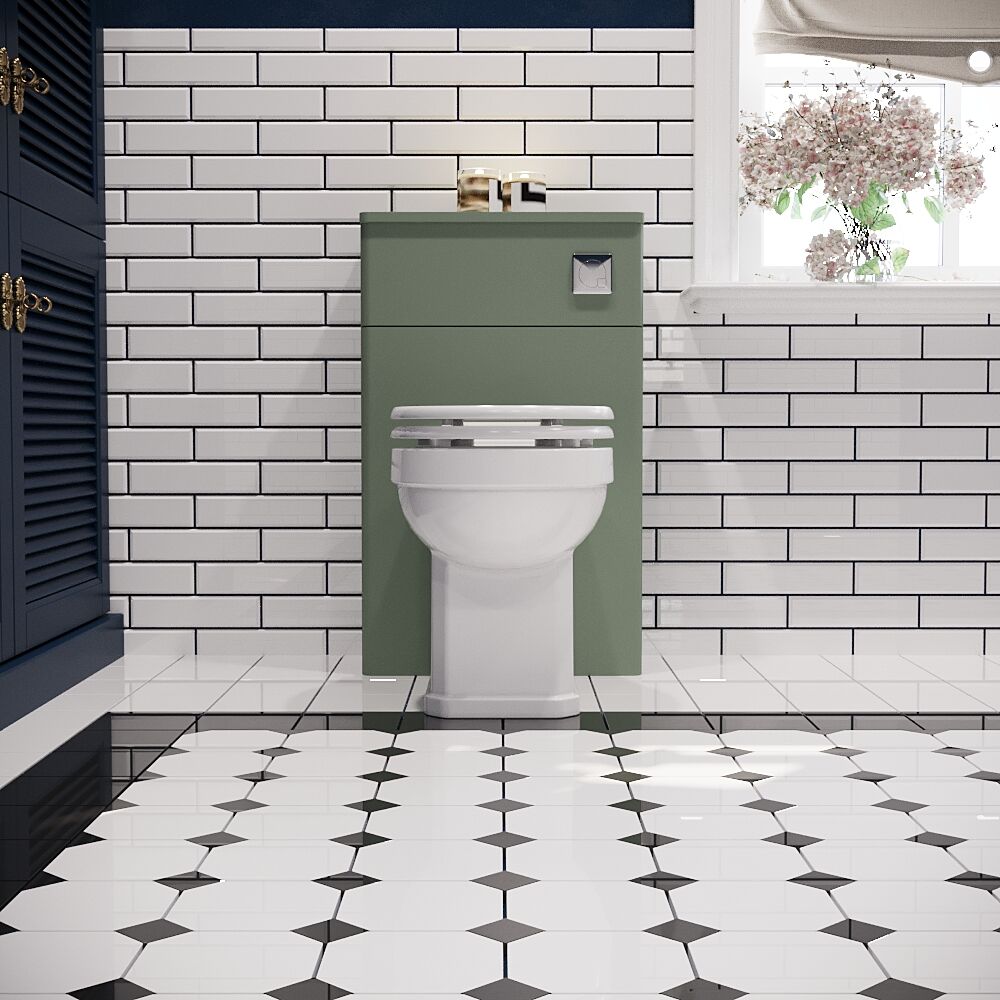 [BFCL841] Swynnerton Traditional Floor Standing WC Toilet Unit, 500mm, Choice of Colour - Lifestyle 1