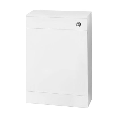 [BFCR142] Slimline WC Toilet Unit with Concealed Cistern, 500mm Compact Design, Gloss White Finish - Modern Style by Balterley - Cutout