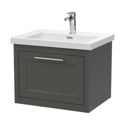 [BFCR1494L] Blithbury Traditional Bathroom Wall Hung Vanity with Modern Fireclay Basin Unit - Choice of Size, Colour and Basin Type - Cutout