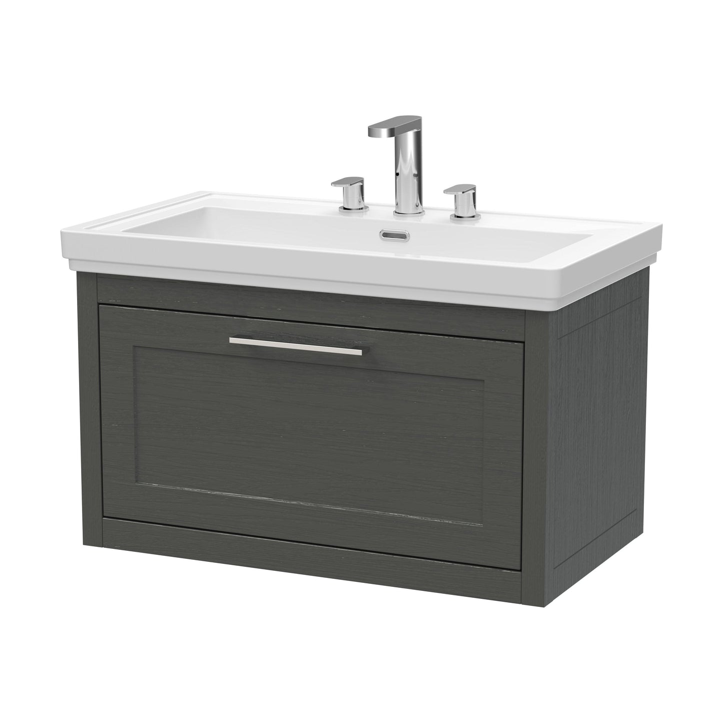 [BFCR1496B] Blithbury Traditional Wall Hung Vanity Basin Unit with Fireclay Basin - Choice of Size, Colour and Basin Type - Cutout