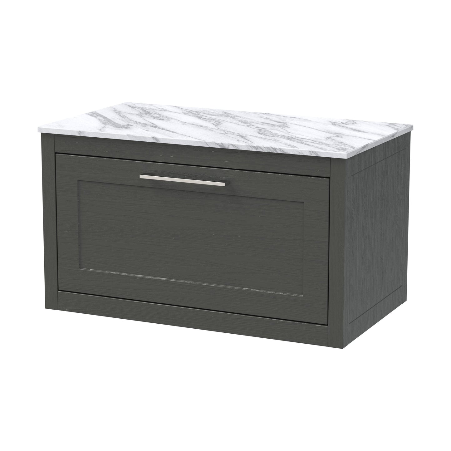 [BFCR1496CMT] Blithbury Traditional Bathroom Wall Hung Vanity Unit and Worktop - Choice of Size and Colour - Cutout