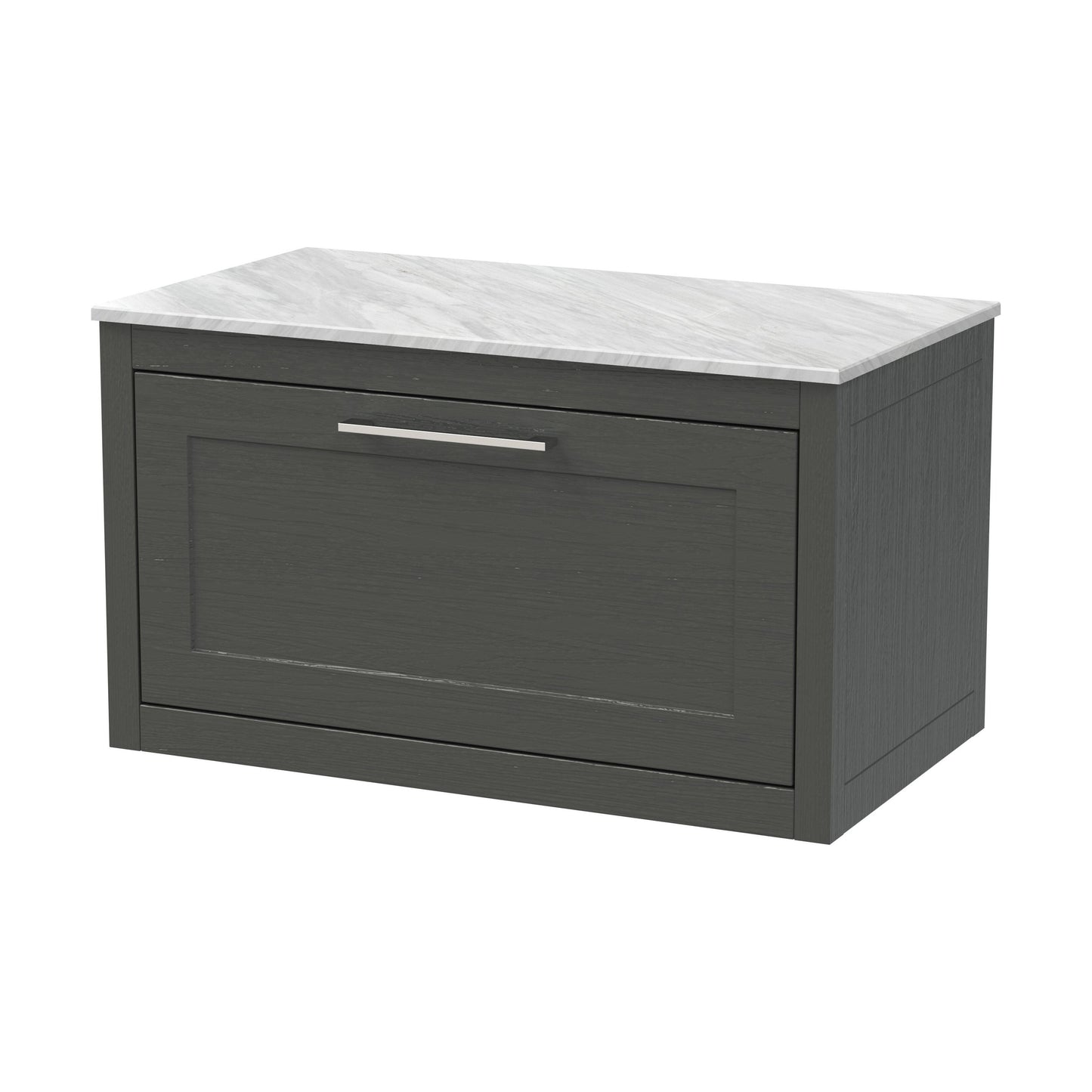 [BFCR1496GMT] Blithbury Traditional Bathroom Wall Hung Vanity Unit and Worktop - Choice of Size and Colour - Cutout