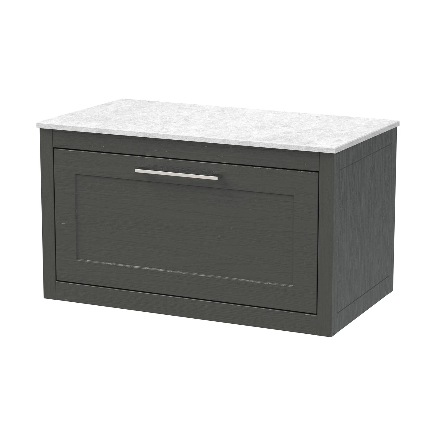 [BFCR1496WMT] Blithbury Traditional Bathroom Wall Hung Vanity Unit and Worktop - Choice of Size and Colour - Cutout