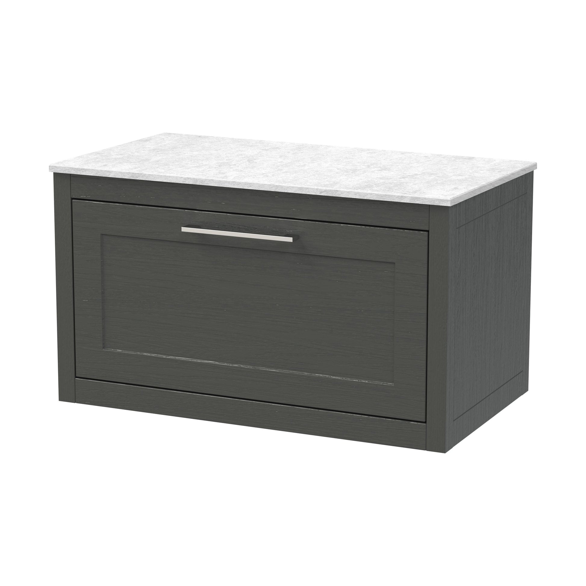 [BFCR1496WMT] Blithbury Traditional Bathroom Wall Hung Vanity Unit and Worktop - Choice of Size and Colour - Cutout