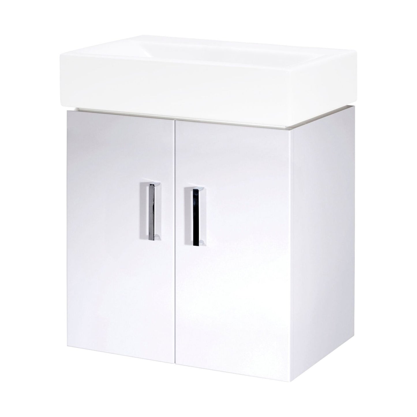 [BFCR183] Gloss White 450 W/H 2 Door Unit - Cutout