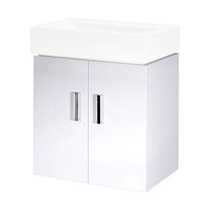 [BFCR183] Gloss White 450 W/H 2 Door Unit - Cutout