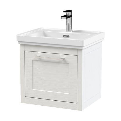 [BFCR191A] Blithbury Traditional Wall Hung Vanity Basin Unit with Fireclay Basin - Choice of Size, Colour and Basin Type - Cutout