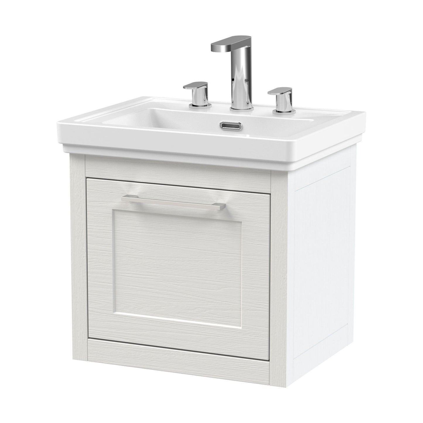 [BFCR191B] Blithbury Traditional Wall Hung Vanity Basin Unit with Fireclay Basin - Choice of Size, Colour and Basin Type - Cutout