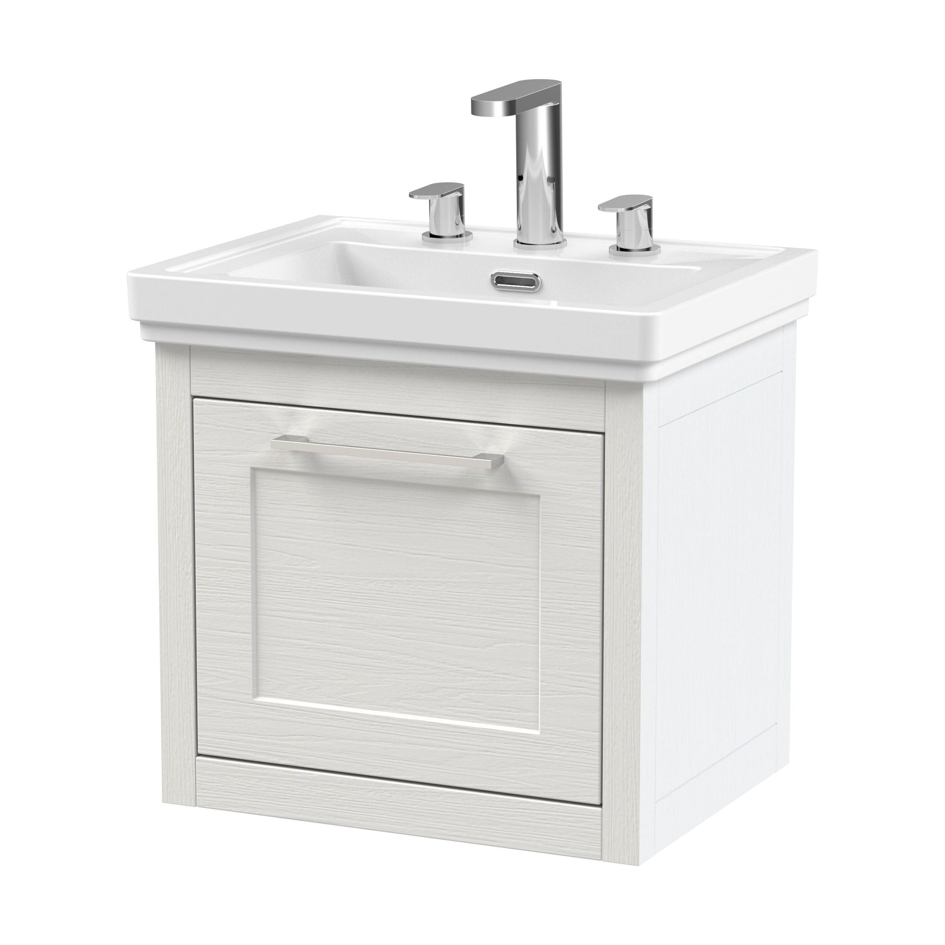 [BFCR191B] Blithbury Traditional Wall Hung Vanity Basin Unit with Fireclay Basin - Choice of Size, Colour and Basin Type - Cutout