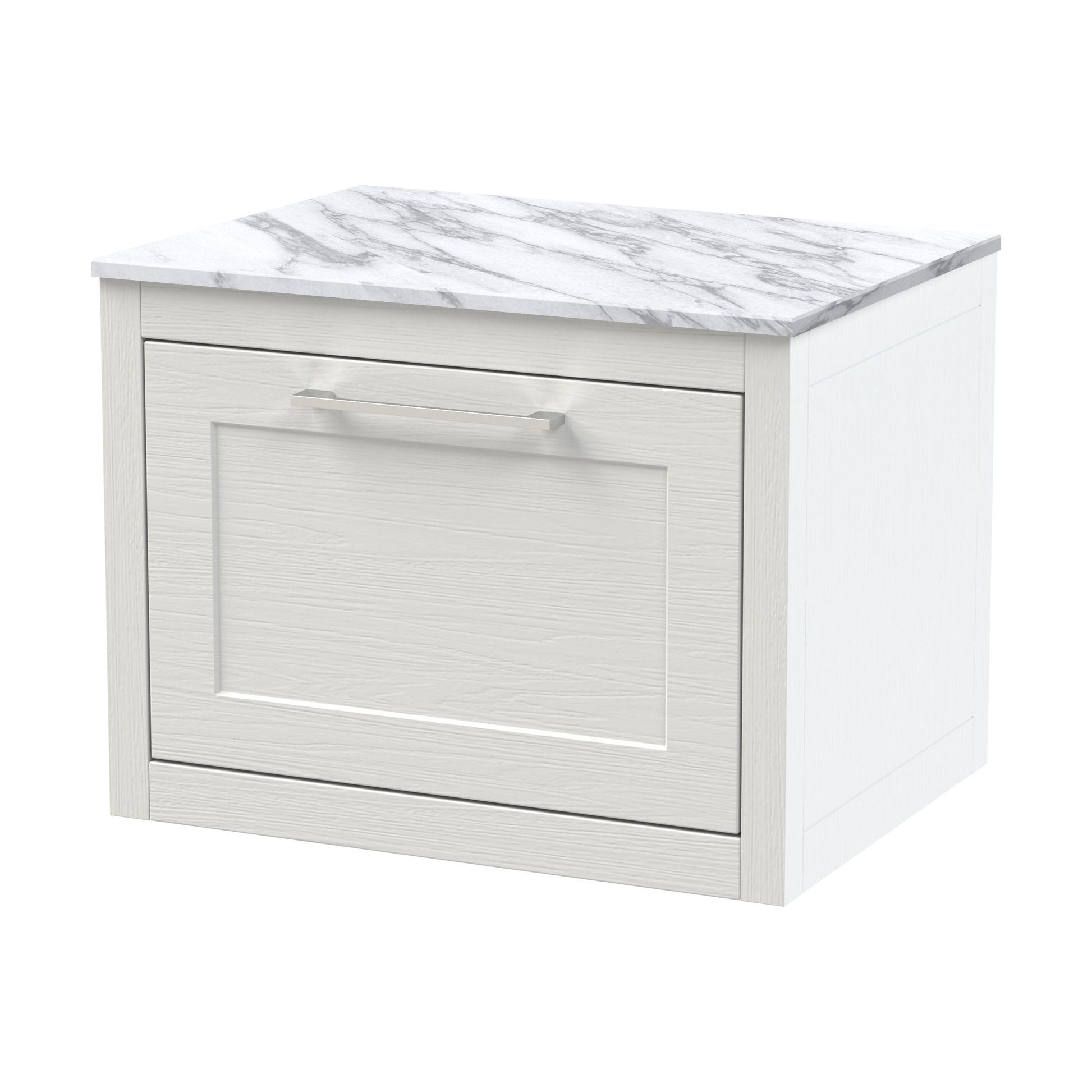 [BFCR194CMT] Blithbury Traditional Bathroom Wall Hung Vanity Unit and Worktop - Choice of Size and Colour - Cutout