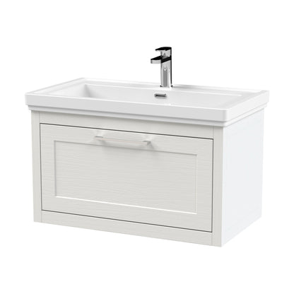[BFCR196A] Blithbury Traditional Wall Hung Vanity Basin Unit with Fireclay Basin - Choice of Size, Colour and Basin Type - Cutout