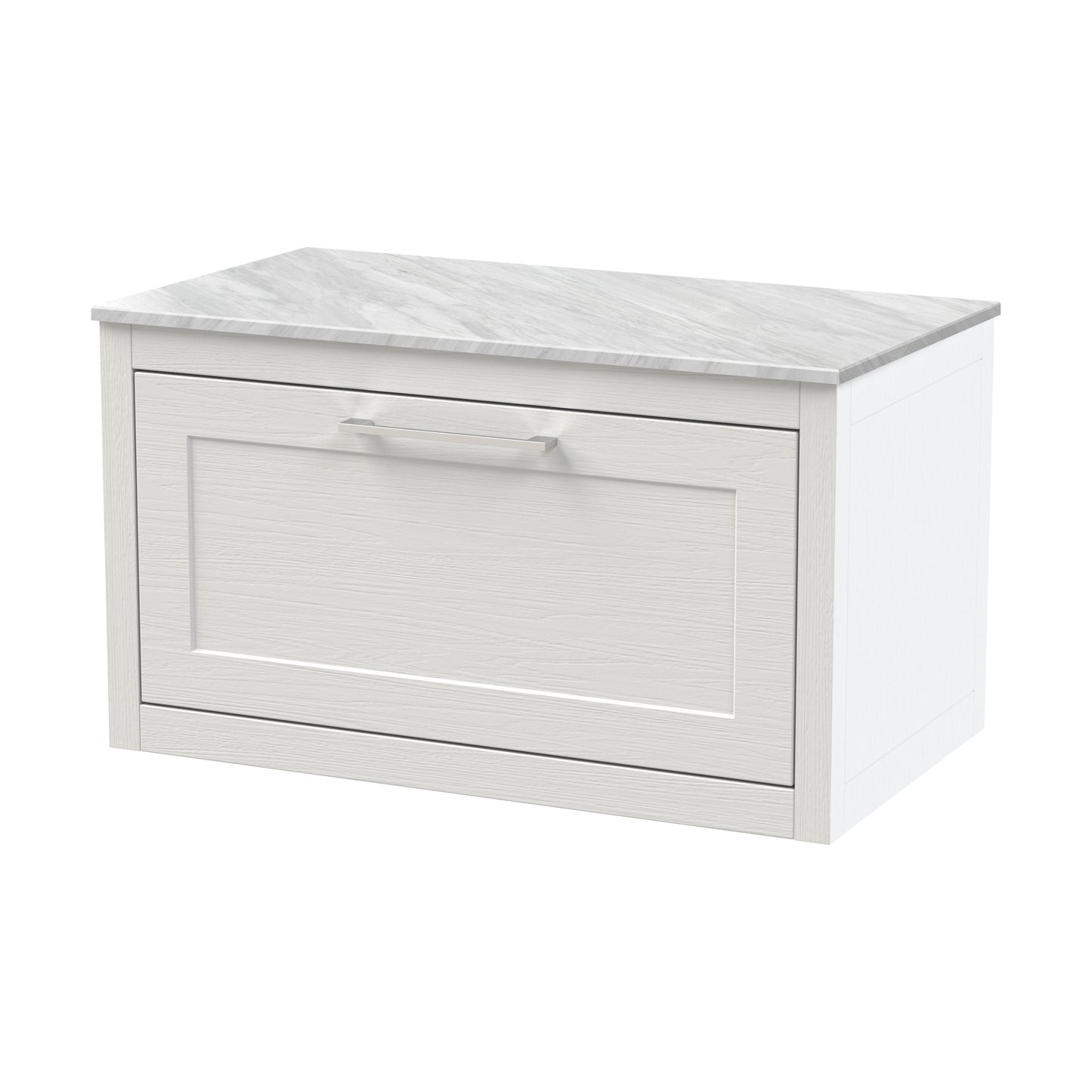 [BFCR196GMT] Blithbury Traditional Bathroom Wall Hung Vanity Unit and Worktop - Choice of Size and Colour - Cutout