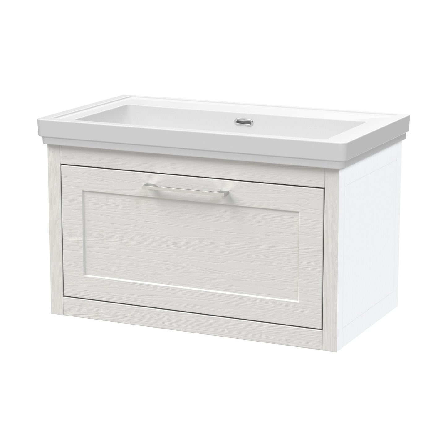 [BFCR196H] Blithbury Traditional Wall Hung Vanity Basin Unit with Fireclay Basin - Choice of Size, Colour and Basin Type - Cutout