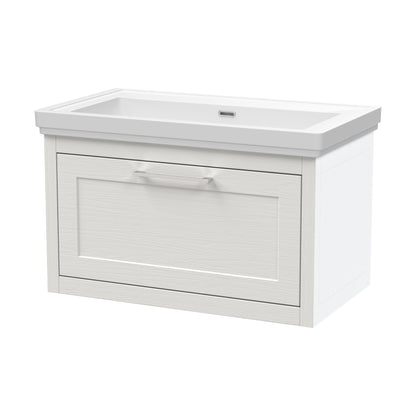 [BFCR196H] Blithbury Traditional Wall Hung Vanity Basin Unit with Fireclay Basin - Choice of Size, Colour and Basin Type - Cutout