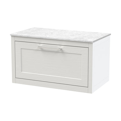 [BFCR196WMT] Blithbury Traditional Bathroom Wall Hung Vanity Unit and Worktop - Choice of Size and Colour - Cutout