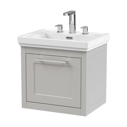 [BFCR291B] Blithbury Traditional Wall Hung Vanity Basin Unit with Fireclay Basin - Choice of Size, Colour and Basin Type - Cutout