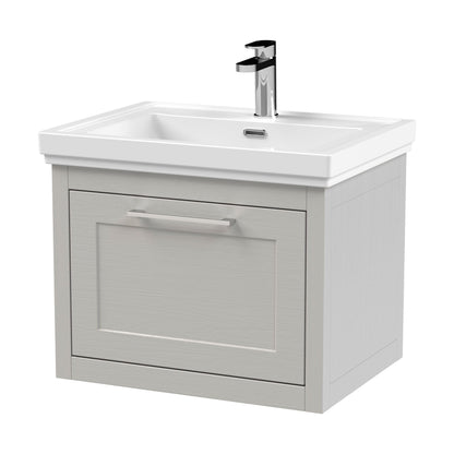 [BFCR294A] Blithbury Traditional Wall Hung Vanity Basin Unit with Fireclay Basin - Choice of Size, Colour and Basin Type - Cutout