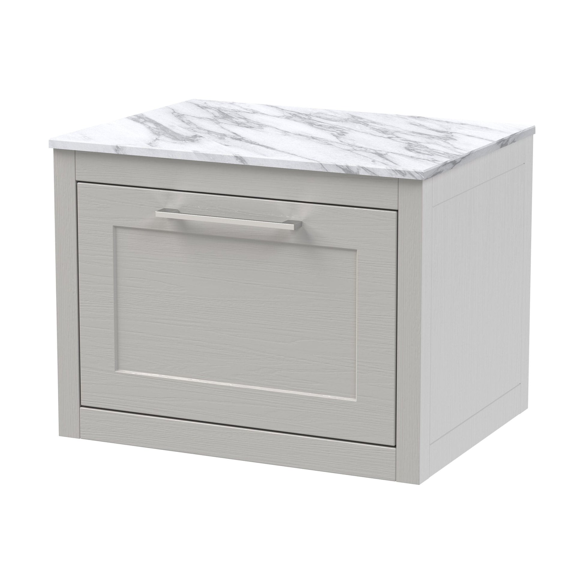 [BFCR294CMT] Blithbury Traditional Bathroom Wall Hung Vanity Unit and Worktop - Choice of Size and Colour - Cutout
