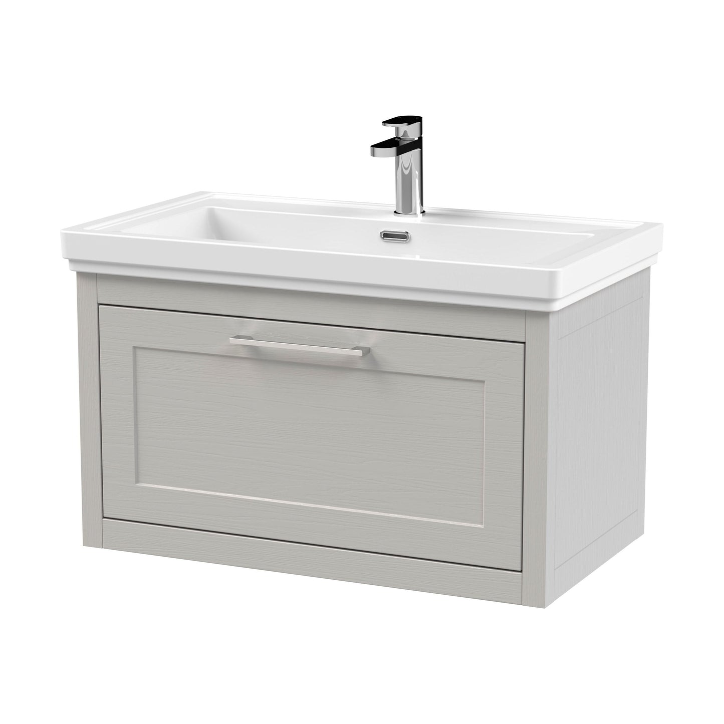 [BFCR296A] Blithbury Traditional Wall Hung Vanity Basin Unit with Fireclay Basin - Choice of Size, Colour and Basin Type - Cutout