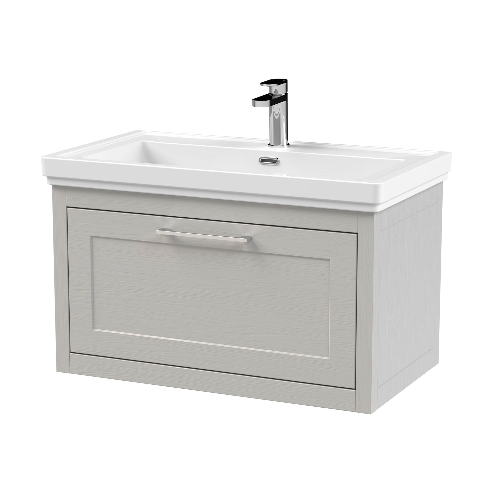 [BFCR296A] Blithbury Traditional Wall Hung Vanity Basin Unit with Fireclay Basin - Choice of Size, Colour and Basin Type - Cutout