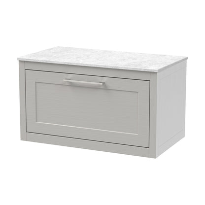 [BFCR296WMT] Blithbury Traditional Bathroom Wall Hung Vanity Unit and Worktop - Choice of Size and Colour - Cutout