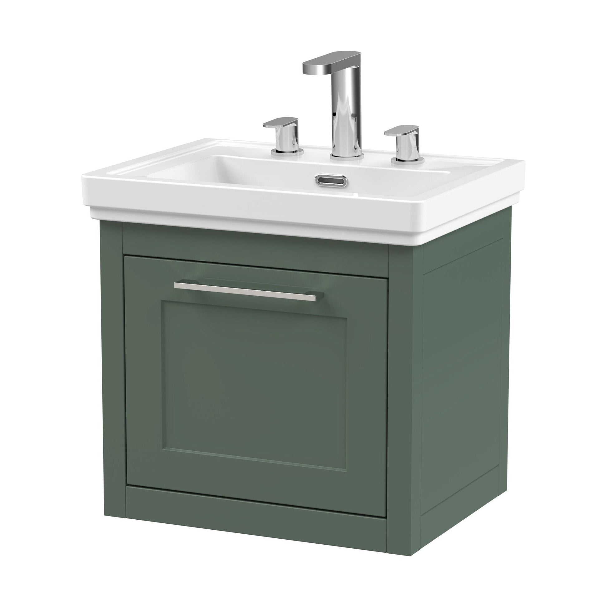 [BFCR891B] Blithbury Traditional Wall Hung Vanity Basin Unit with Fireclay Basin - Choice of Size, Colour and Basin Type - Cutout
