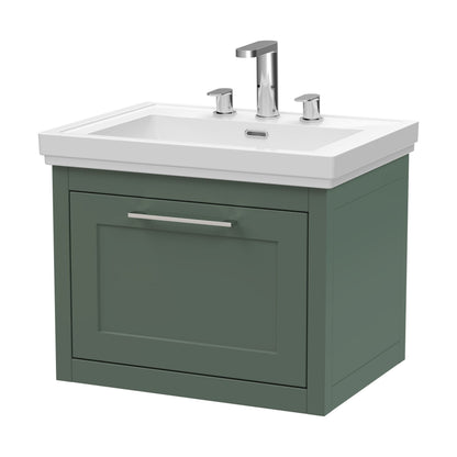 [BFCR894B] Blithbury Traditional Wall Hung Vanity Basin Unit with Fireclay Basin - Choice of Size, Colour and Basin Type - Cutout