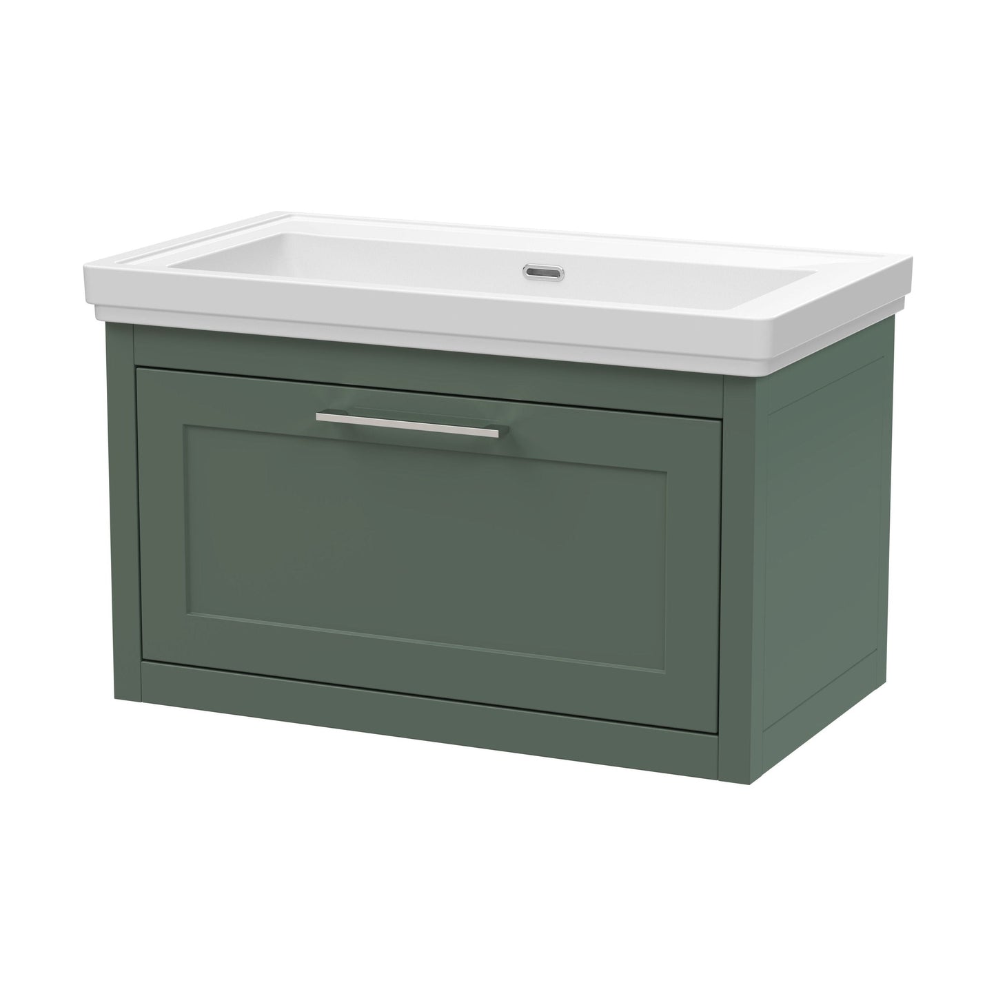 [BFCR896H] Blithbury Traditional Wall Hung Vanity Basin Unit with Fireclay Basin - Choice of Size, Colour and Basin Type - Cutout