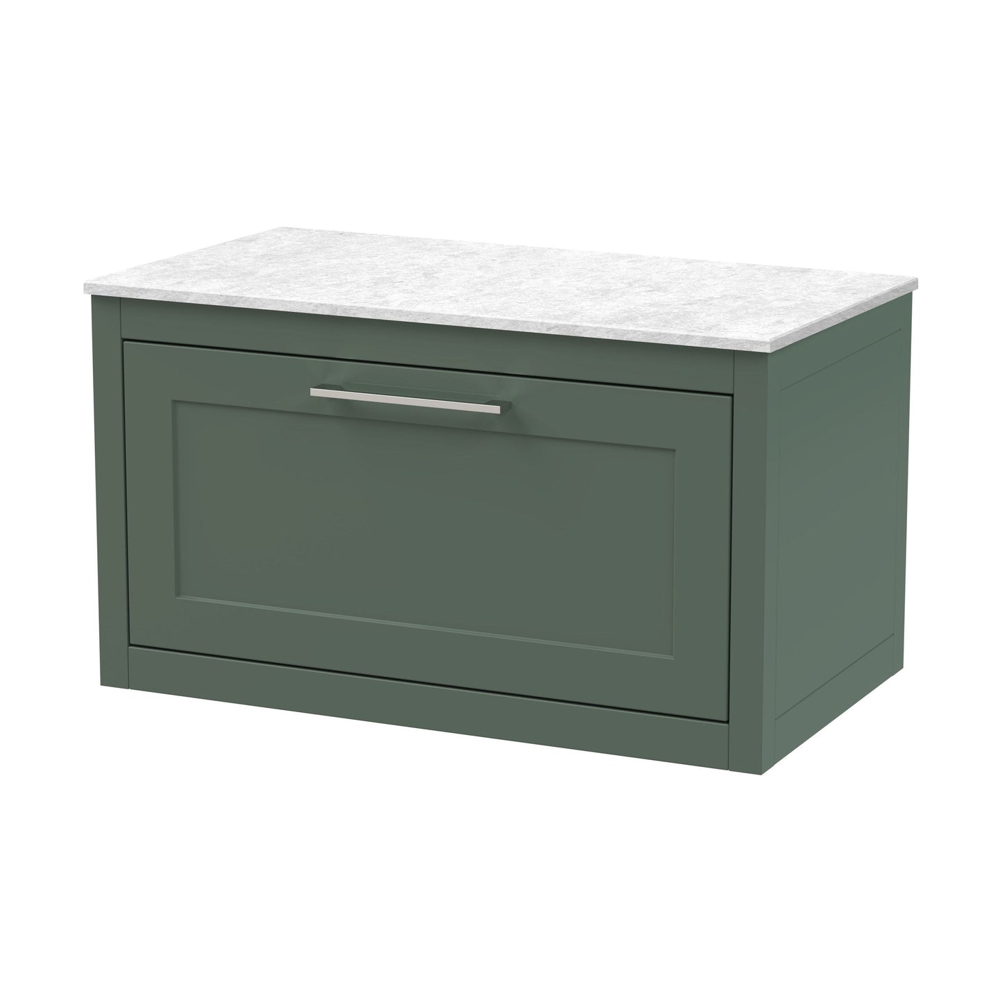 [BFCR896WMT] Blithbury Traditional Bathroom Wall Hung Vanity Unit and Worktop - Choice of Size and Colour - Cutout