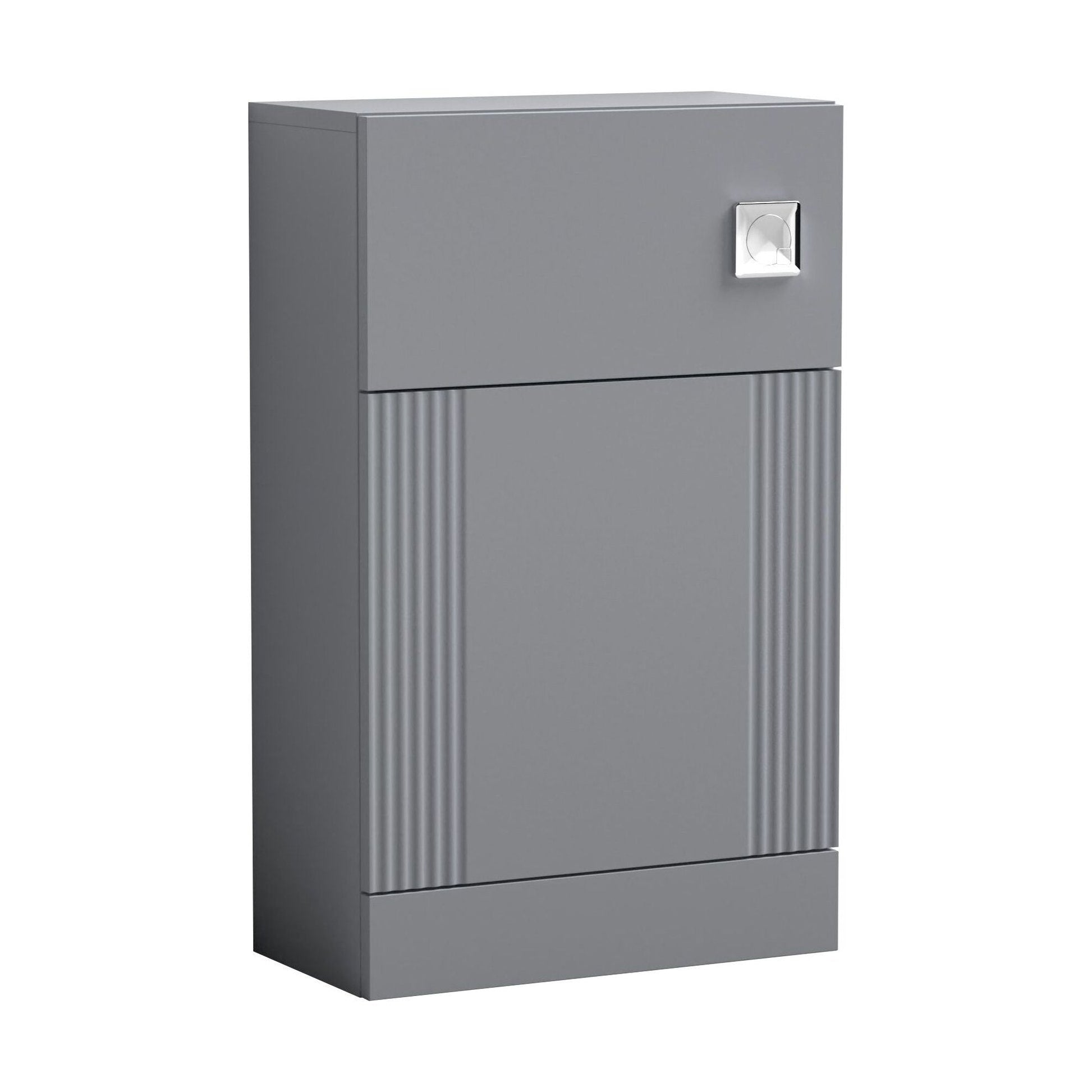 [BFDE241] Belvide Modern Bathroom Retro Floor Standing WC Back to Wall Toilet Unit, 500mm, Choice of Colour - Cutout