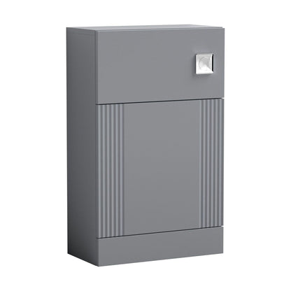 [BFDE241] Belvide Modern Bathroom Retro Floor Standing WC Back to Wall Toilet Unit, 500mm, Choice of Colour - Cutout