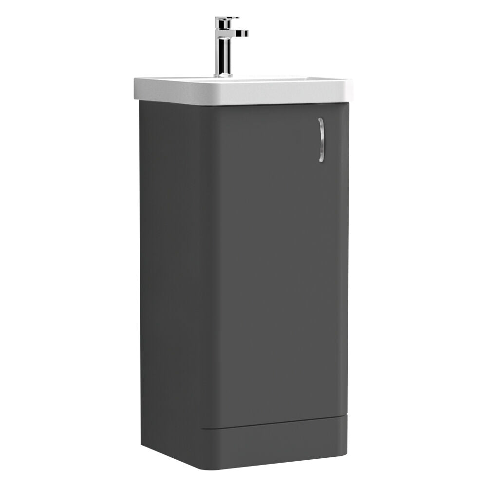 [BFDRF400GR] Direction 400mm 1 Door Floor Basin Unit - Cutout