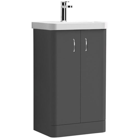 [BFDRF500GR] Direction 500mm 2 Door Floor Basin Unit - Cutout