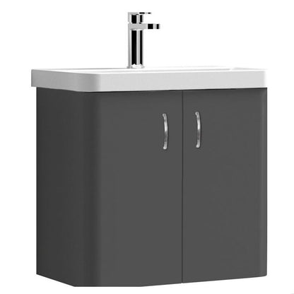 [BFDRW600GR] Direction 600mm 2 Door W/Hung Basin Unit - Cutout