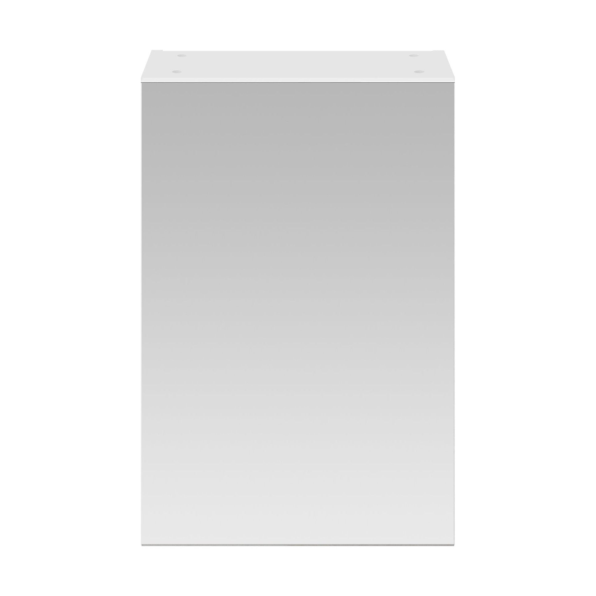 [BFDT116] 450 Single Mirror Cabinet (180mm Deep) - Cutout