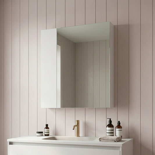 [BFDY118] Alrewas Contemporary 2 Door Right-Hand Floor Standing Combination Unit with Polymarble Basin, Gloss White, 1500mm - Silo