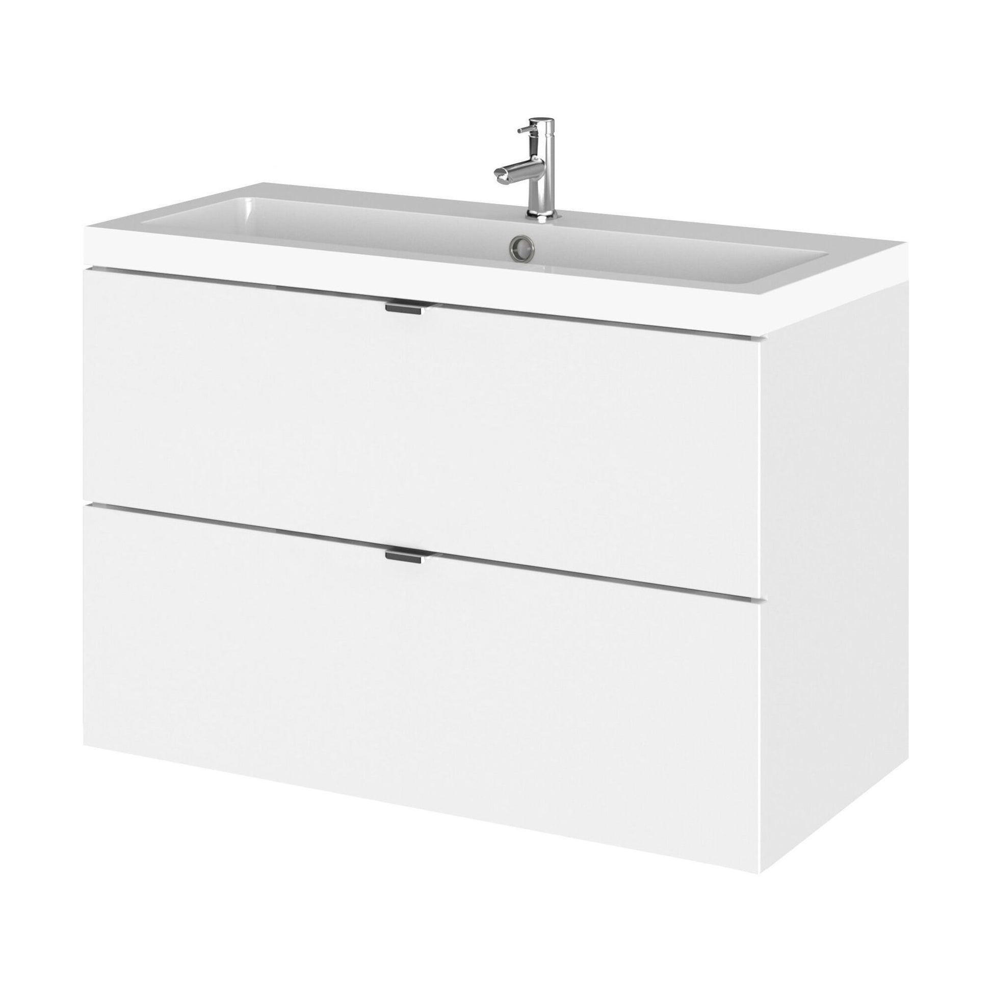[BFDY139] 800 2-DRAWER WALL HUNG UNIT - Cutout