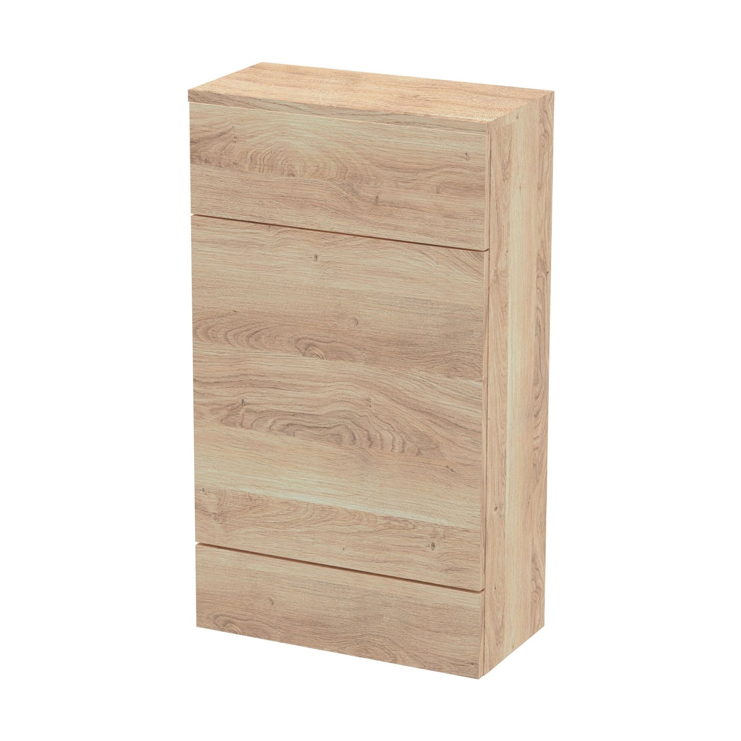 [BFDY3004A] Alrewas Contemporary Floor Standing WC Unit, Bleached Oak, 500mm - Cutout