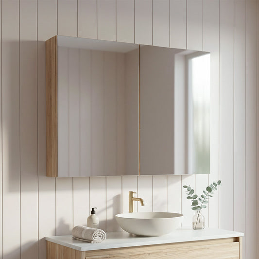 [BFDY3019] Alrewas Contemporary Floor Standing Compact WC Unit, Bleached Oak, 600mm - Silo