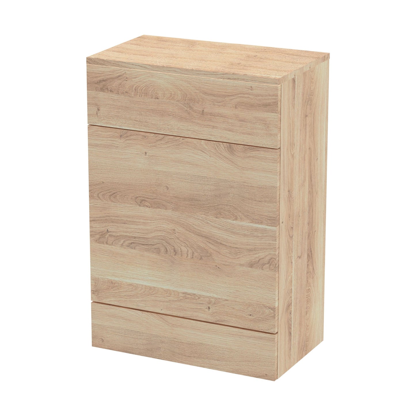 [BFDY3020A] Alrewas Contemporary Floor Standing WC Unit, Bleached Oak, 600mm - Cutout